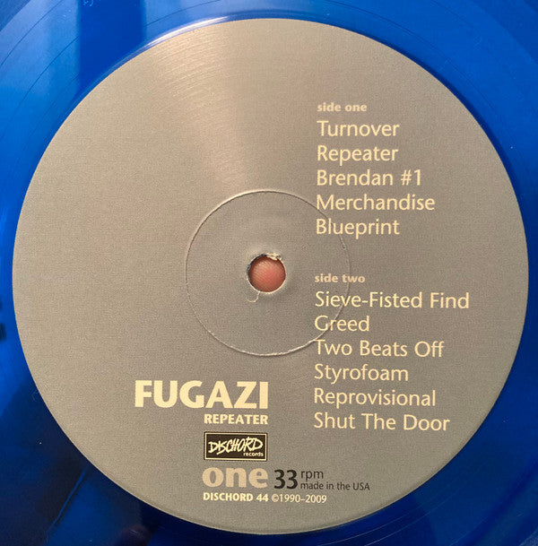 Fugazi - Repeater (LP, Album, RE, RM, RP, Blu) (Mint (M)) – Burning World  Mailorder