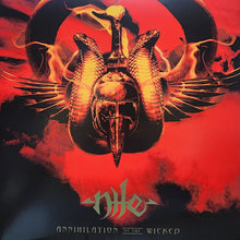 Nile (2) : Annihilation Of The Wicked (LP, Red + LP, S/Sided, Etch, Red + Album, Ltd, RE)