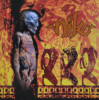 Nile (2) : Amongst The Catacombs Of Nephren-Ka (LP, Album, RE, Yel)