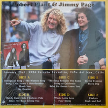 Jimmy Page, Robert Plant Horizonte 3LP Estadio Sausalito, Viña del Mar, Chile 3LP