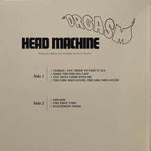 Head Machine (2) : Orgasm (LP, Album, RE, Gat)